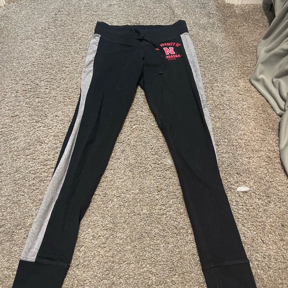 PINK Victoria's Secret Black and Gray Skinny Pants